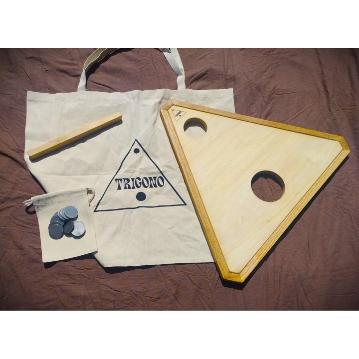 Jeu en bois/jeu de palet occitan TRIGONO