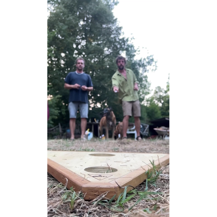 Jeu en bois/jeu de palet occitan TRIGONO